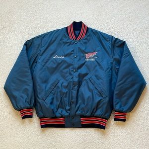 Rare Vintage 90s Birdie Red Wing Shoes Employee Exclusive Satin Jacket
